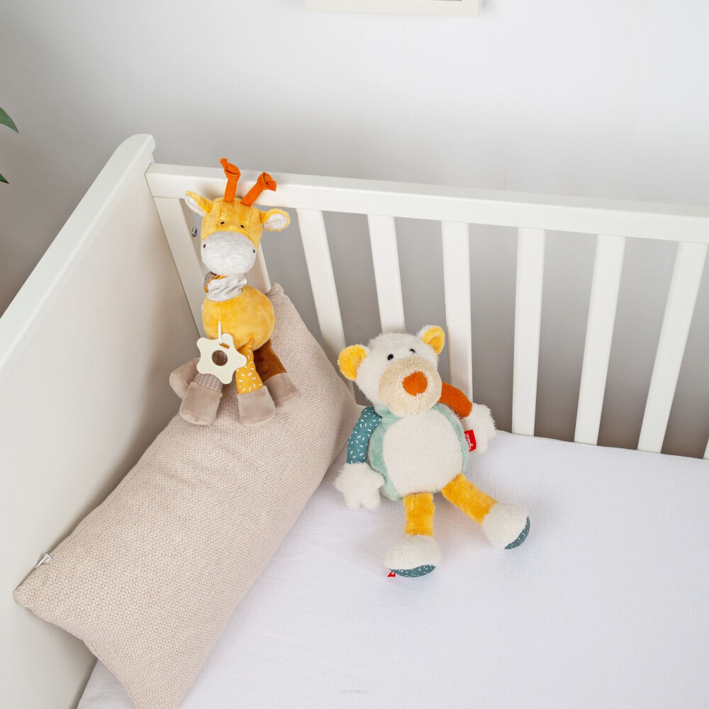 Sigikid Zabawka rozwojowa Żyrafa szeleścik grzechotka - obrazek 9