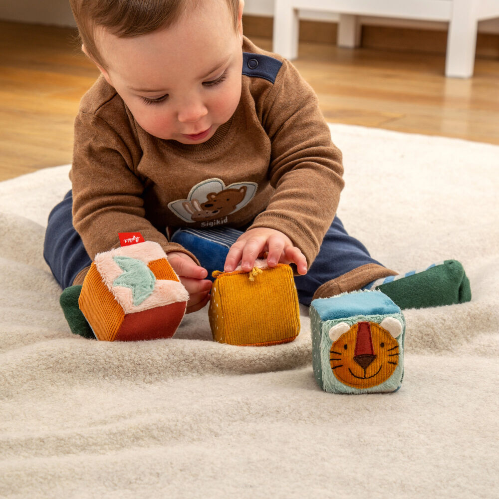 Sigikid Zestaw miękkich kostek do zabawy - obrazek 15