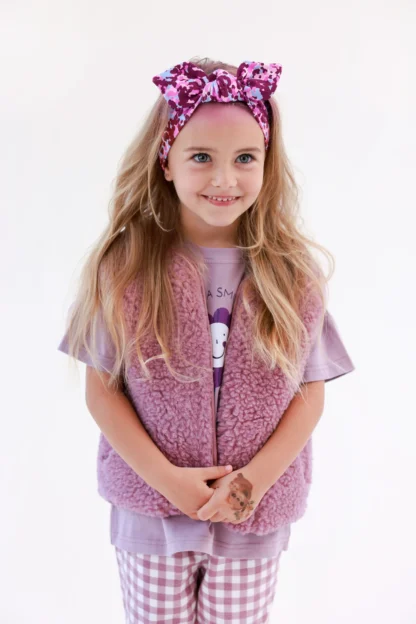 KID STORY Kamizelka Merino Dusty Pink
