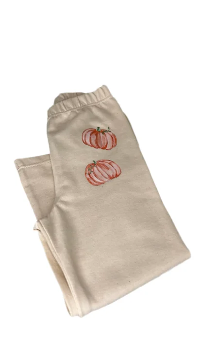 Ladebebe Komplet Body + legginsy ciężarówka z dyniami - obrazek 2