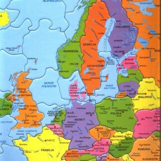 Larsen Puzzle 37 elementów Mapa Europa polityczna