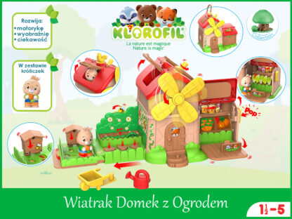 Klorofil Wiatrak Domek z Ogrodem - obrazek 5