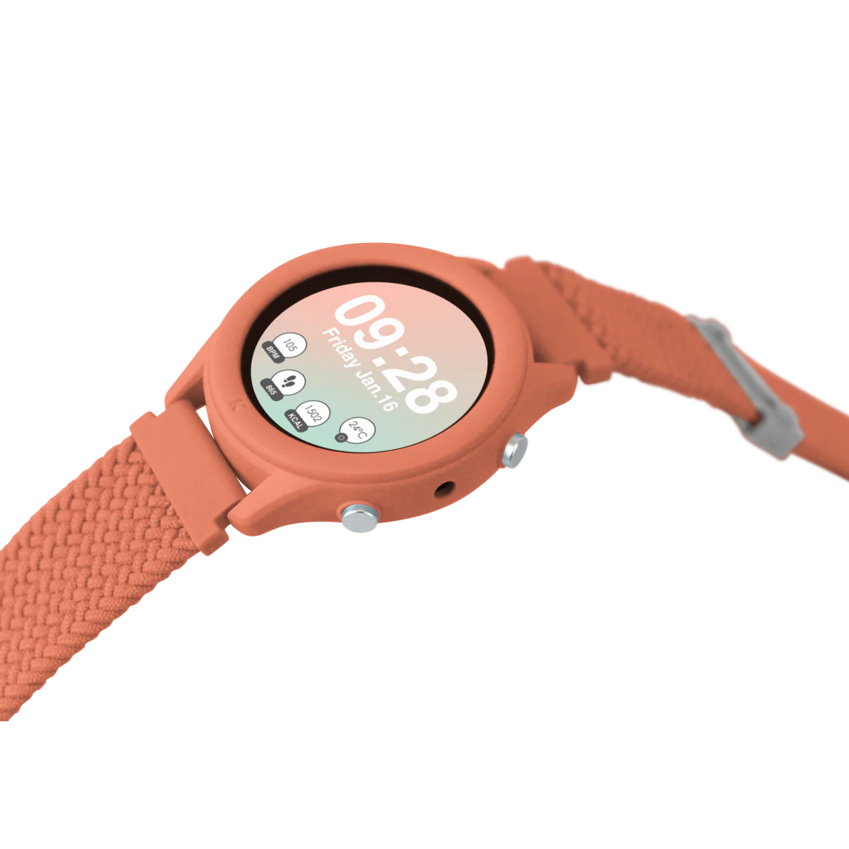 Kidywolf Smartwatch K-Watch koralowy - obrazek 3