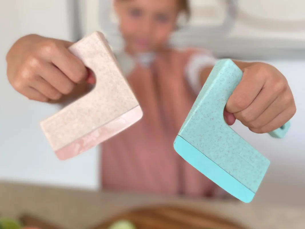 SKAGFA Bezpieczny nóż dla dzieci Niebieski morski Klyv Kids Knife Aqua - obrazek 4