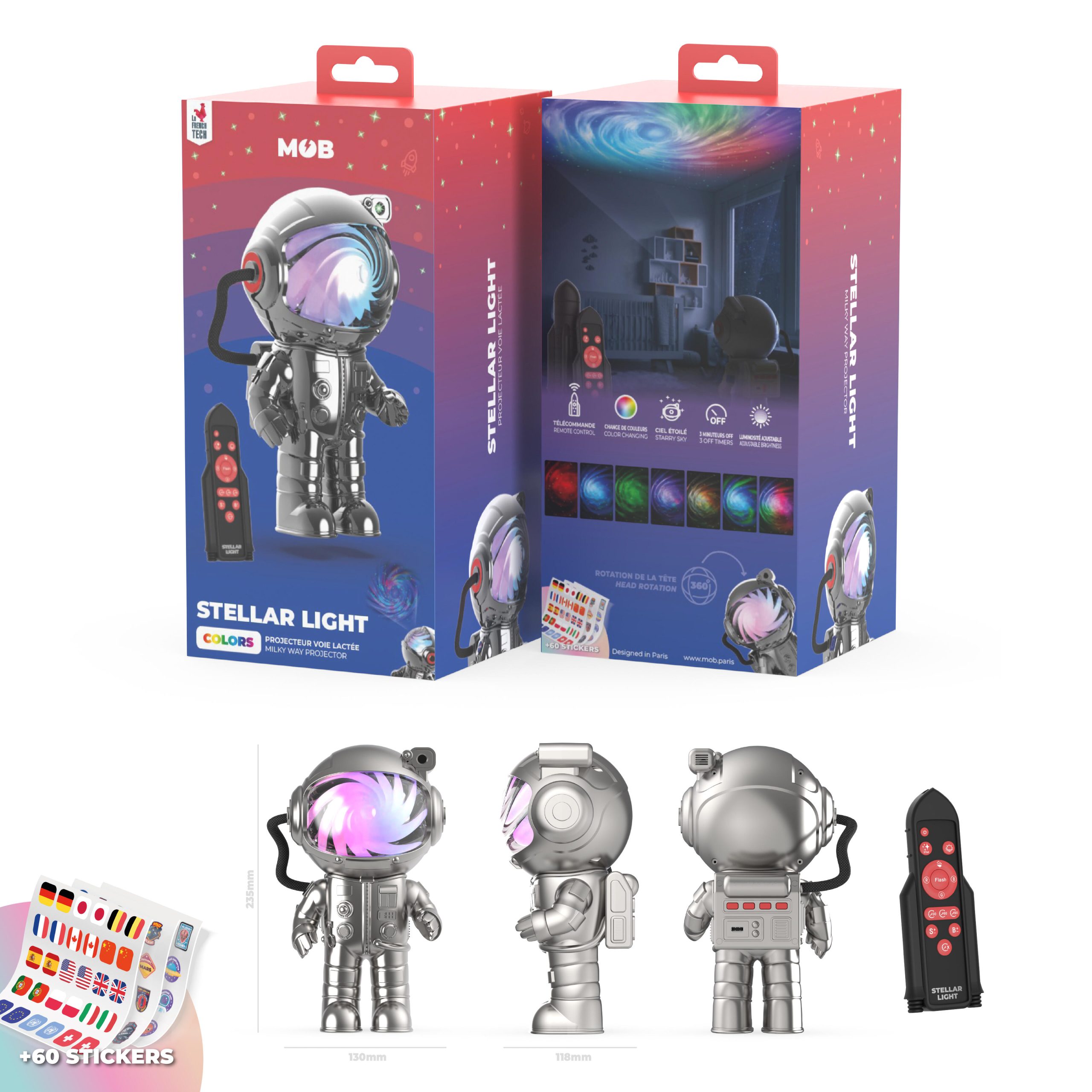 Mobility On Board STELLAR LIGHT SILVER – Projektor Drogi Mlecznej - obrazek 2