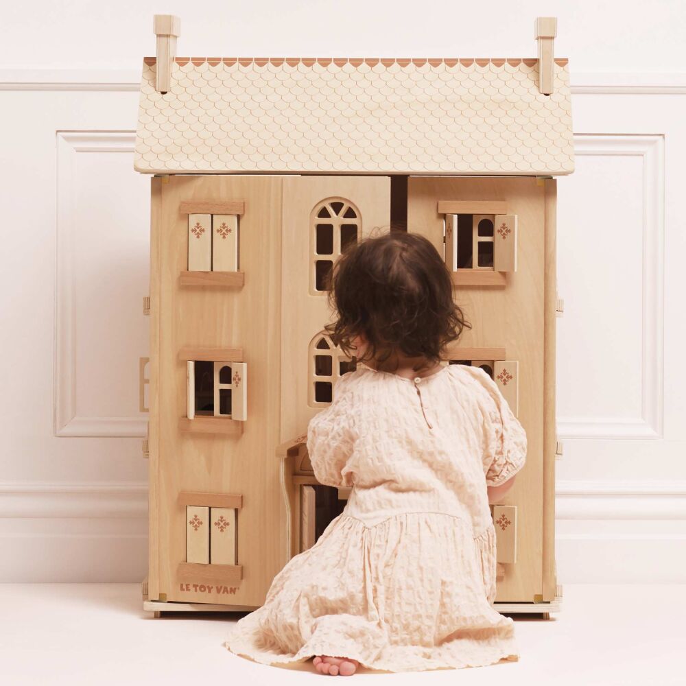 Le Toy Van Naturalny drewniany domek dla lalek - obrazek 9