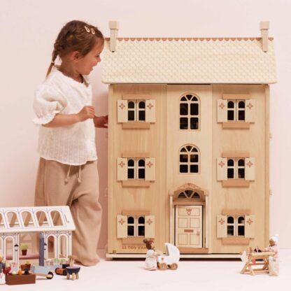 Le Toy Van Naturalny drewniany domek dla lalek - obrazek 8