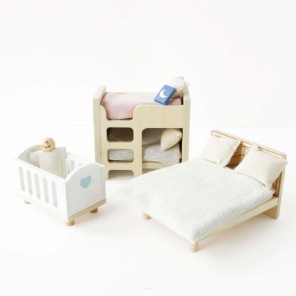 Le Toy Van Drewniane mebelki do domku dla lalek duży zestaw - obrazek 2