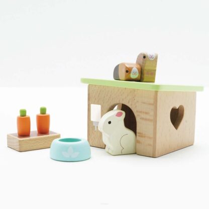 Le Toy Van Drewniane zwierzątka do domku dla lalek, królik, chomiki - obrazek 4