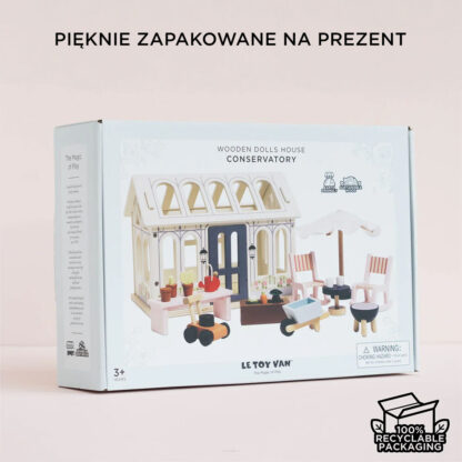 Le Toy Van Drewniana oranżeria, domek dla lalek - obrazek 7