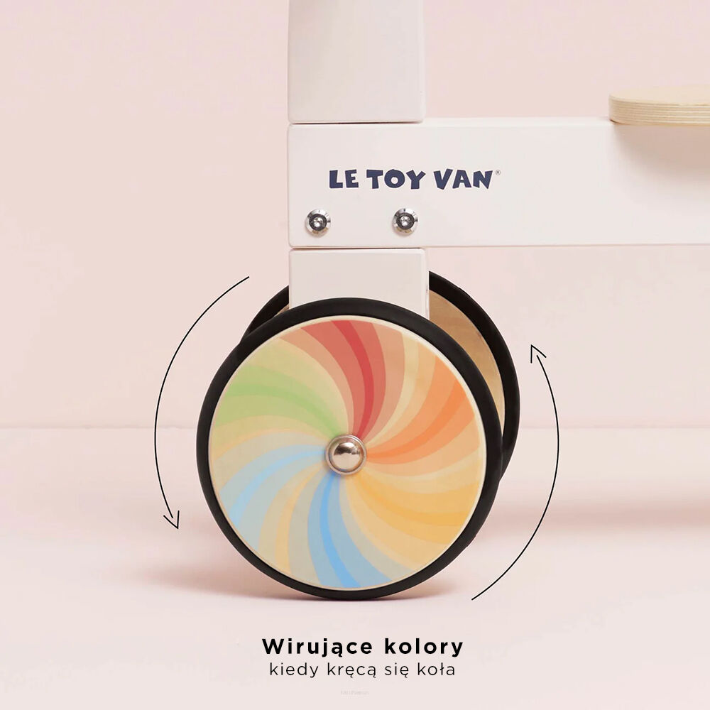 Le Toy Van Tęczowy pierwszy jeździk - obrazek 5