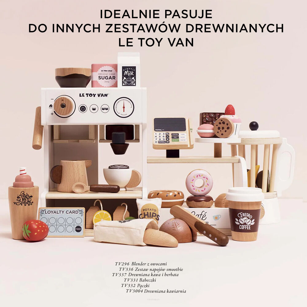 Le Toy Van Drewniany zestaw pieczywa z nożem do krojenia - obrazek 6