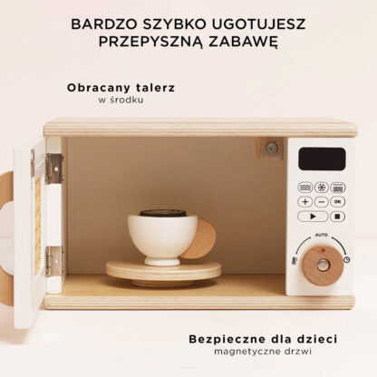 Le Toy Van Drewniana kuchenka mikrofalowa dla dzieci - obrazek 3