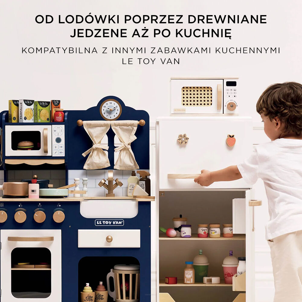 Le Toy Van Drewniana kuchenka mikrofalowa dla dzieci - obrazek 6