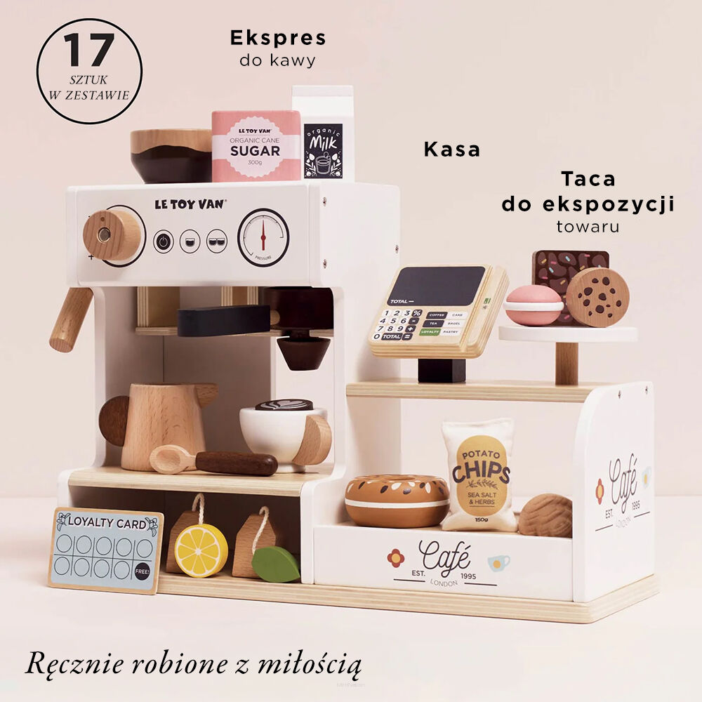 Le Toy Van Drewniana kawiarnia dla dzieci - obrazek 2