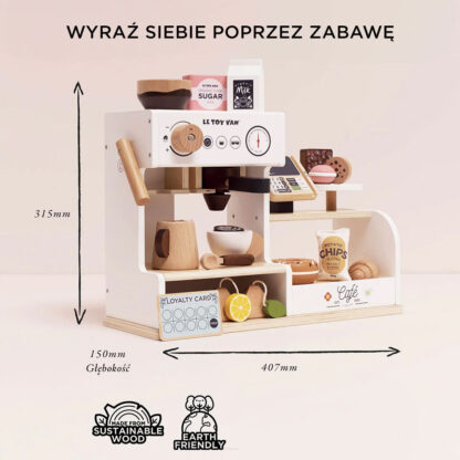 Le Toy Van Drewniana kawiarnia dla dzieci - obrazek 6
