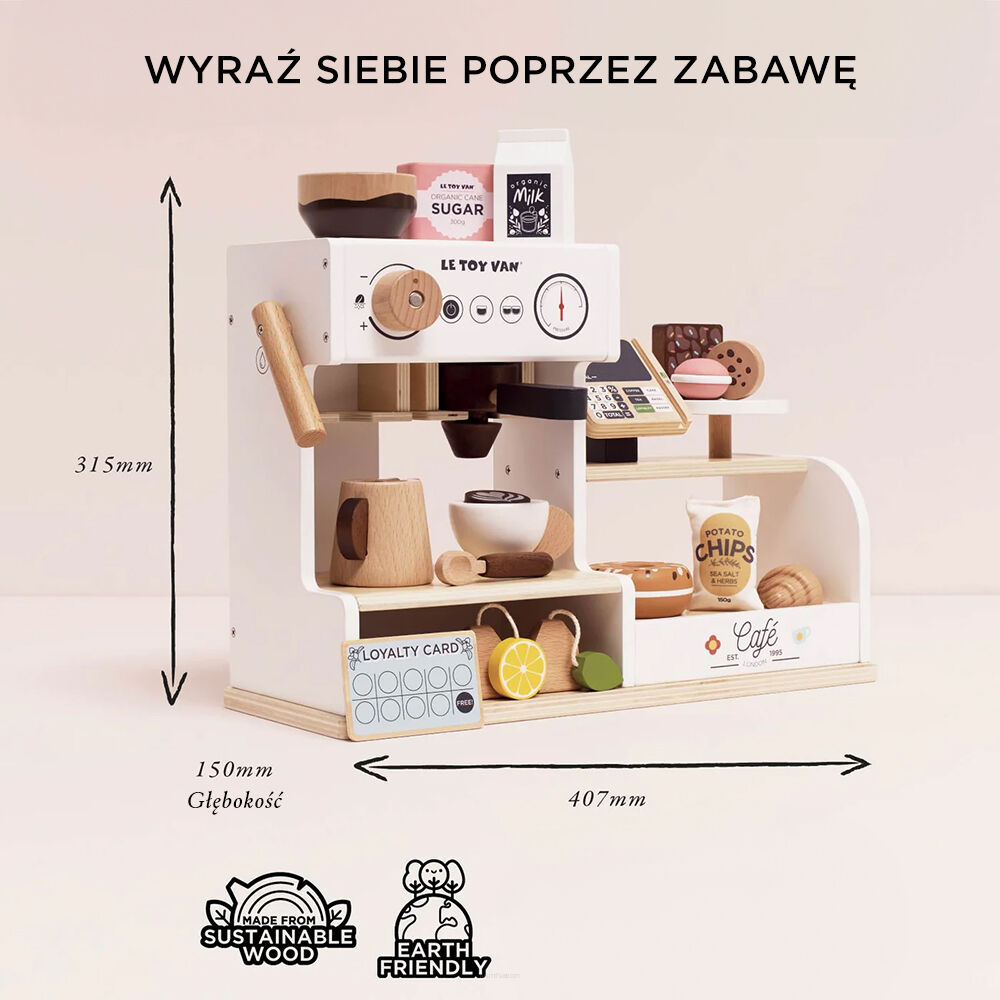 Le Toy Van Drewniana kawiarnia dla dzieci - obrazek 6