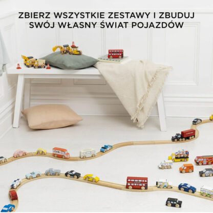 Le Toy Van Drewniane samochody ciężarowe, zestaw - obrazek 6