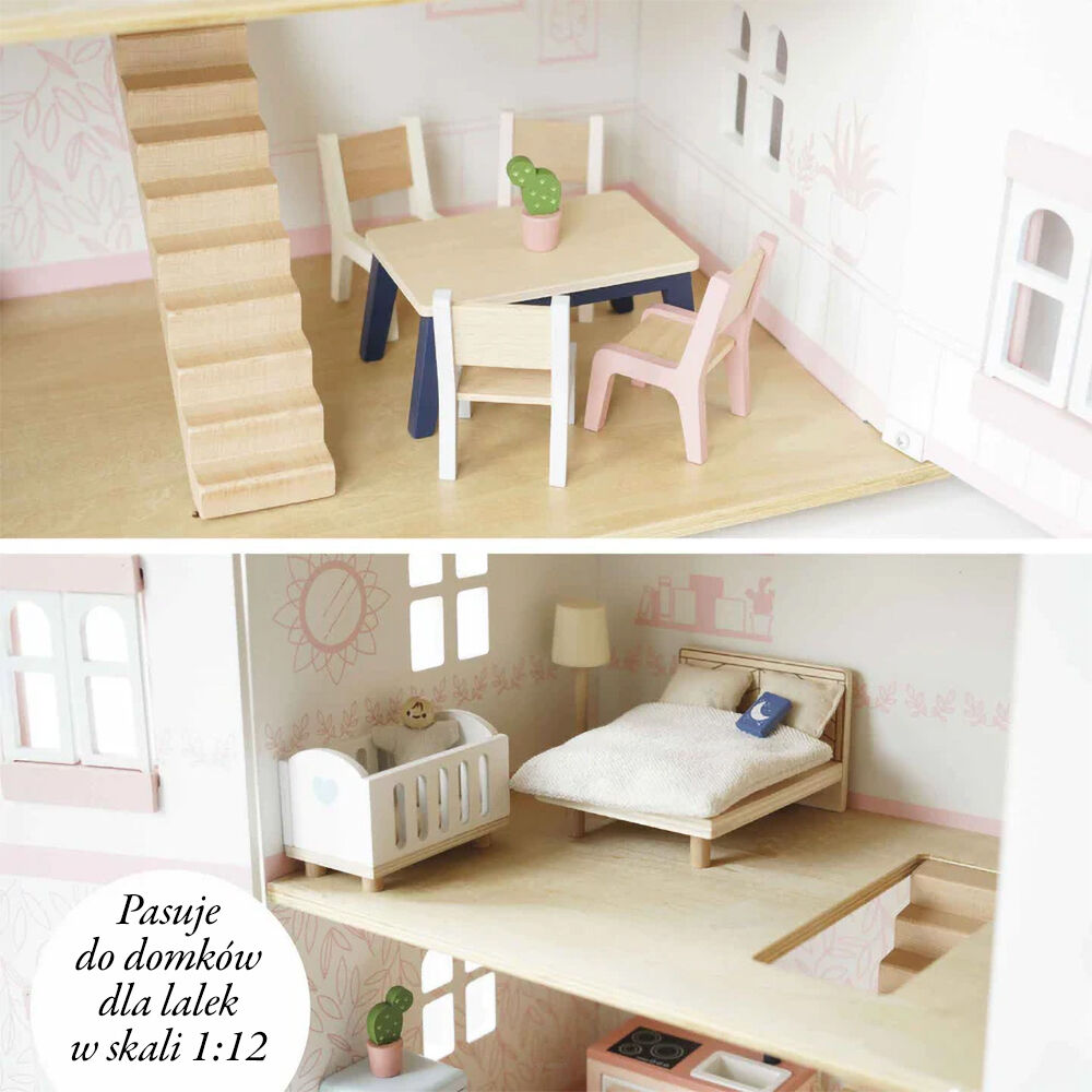 Le Toy Van Drewniane mebelki do domku dla lalek duży zestaw - obrazek 12