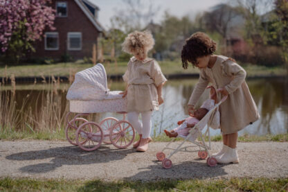 Little Dutch Wózek składany dla lalek Beż - obrazek 18
