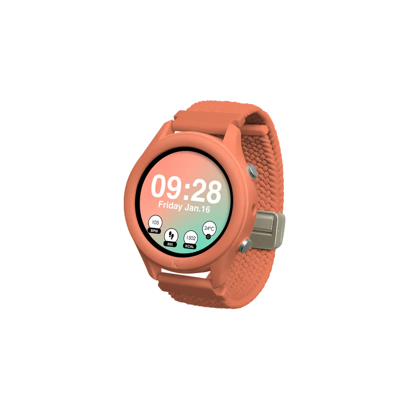 Kidywolf Smartwatch K-Watch koralowy