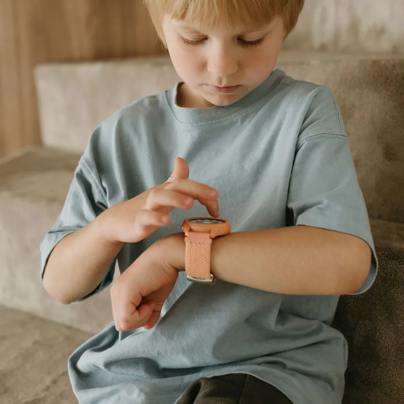 Kidywolf Smartwatch K-Watch koralowy - obrazek 5
