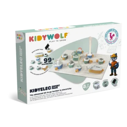 KIDYWOLF Mój pierwszy zestaw do elektryczności (18 elementów) KIDYELEC-EXPERT - obrazek 2