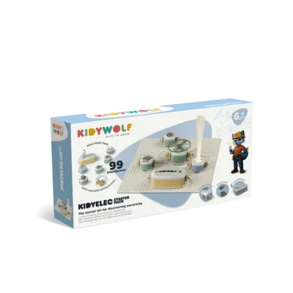 KIDYWOLF Mój pierwszy zestaw do elektryczności (11 elementów) KIDYELEC-STARTER - obrazek 2