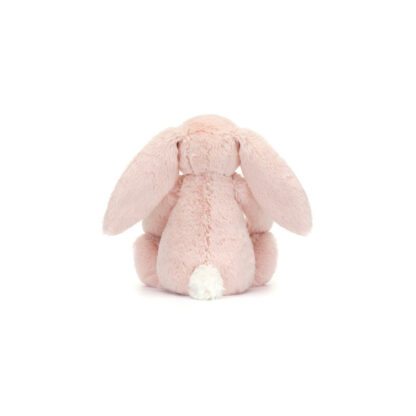 Jellycat Króliczek z Kwiecistymi Uszami Pudrowy Róż „Cherry” 18 cm - obrazek 4