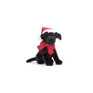 Jellycat Labrador w Czapce Świętego Mikołaja 22 cm