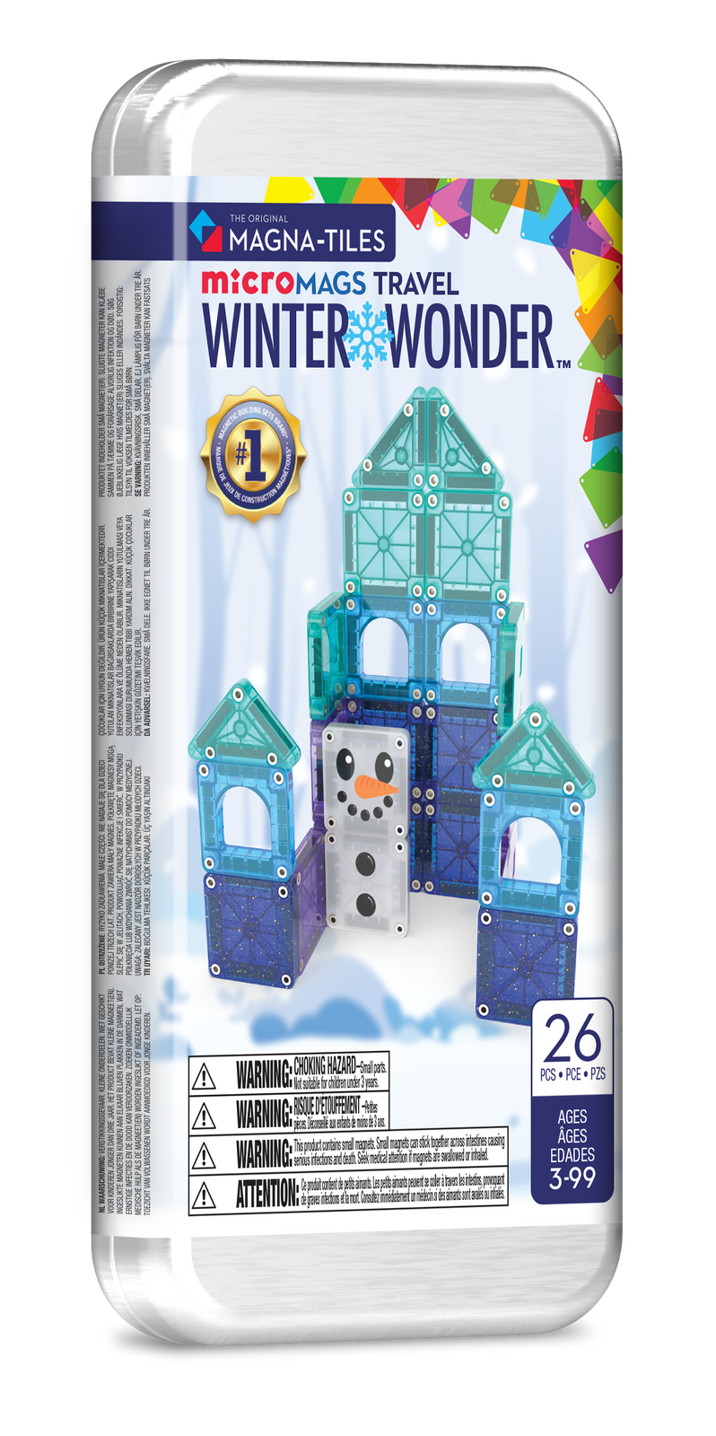 MAGNA-TILES® Klocki Magnetyczne Travel Winter Wonder 26 elementów