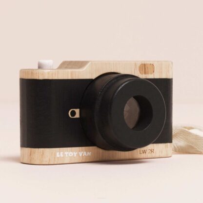 Le Toy Van Drewniany aparat fotograficzny retro z kalejdoskopem - obrazek 5