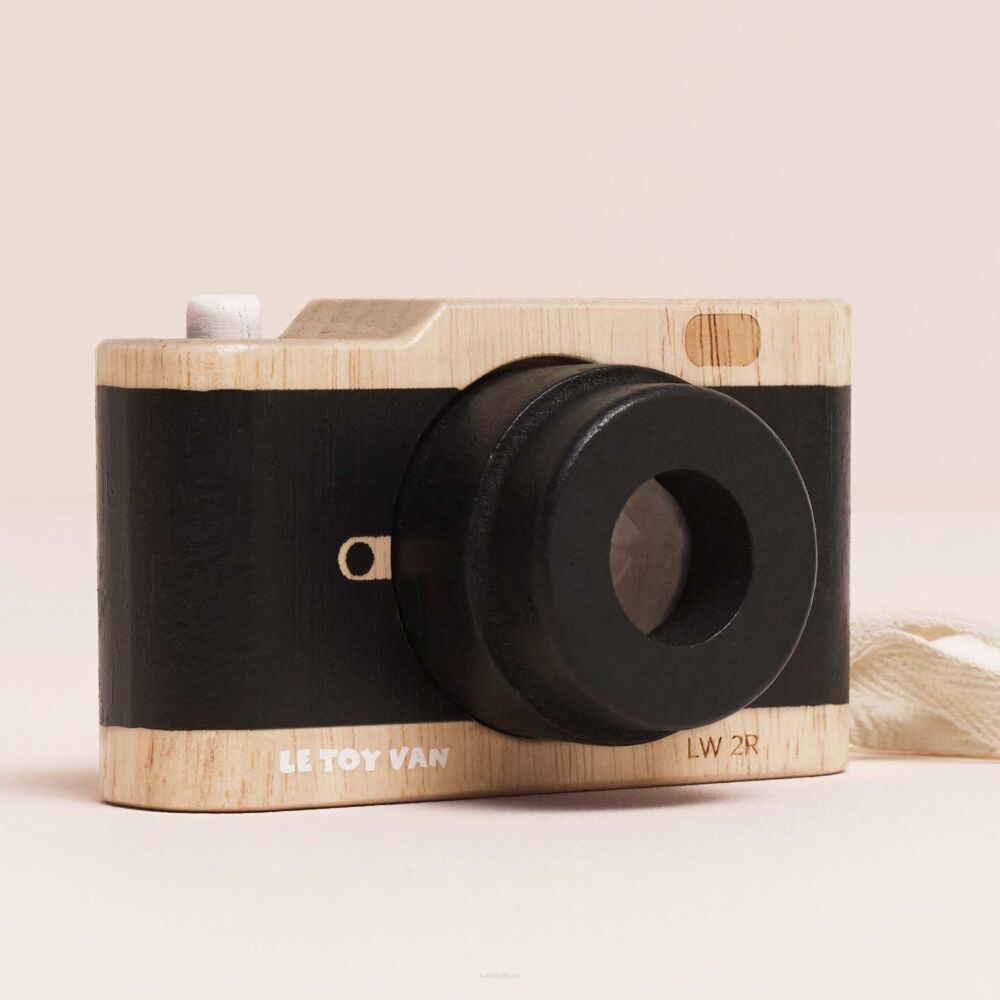 Le Toy Van Drewniany aparat fotograficzny retro z kalejdoskopem - obrazek 5