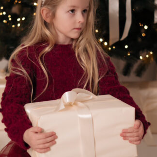 Ladebebe Sweterek alpaka bordowy