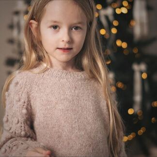 Ladebebe Sweterek alpaka różowy