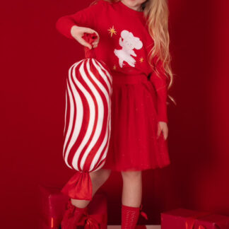 Ladebebe Spódniczka tiulowa czerwona