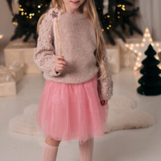 Ladebebe Spódniczka tiulowa różowa