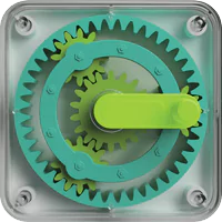 Fat Brain Toys PlayTab Sensoryczny Kwadrat. Koła Zębate