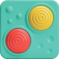 Fat Brain Toys PlayTab Sensoryczny Kwadrat. Piszczałki