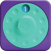 Fat Brain Toys PlayTab Sensoryczny Kwadrat. Tarcza Numerowa