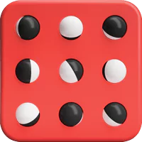 Fat Brain Toys PlayTab Sensoryczny Kwadrat. Biało-Czarne Kuleczki