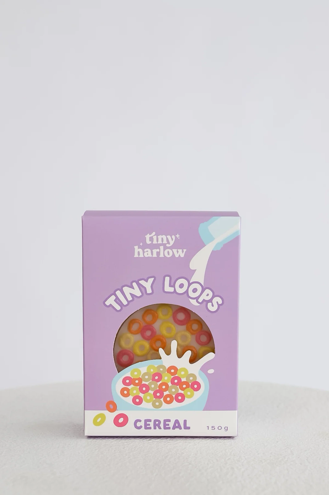 Tiny Harlow Tiny Tummies Magiczna miseczka i łyżeczka Płatki śniadaniowe - obrazek 3