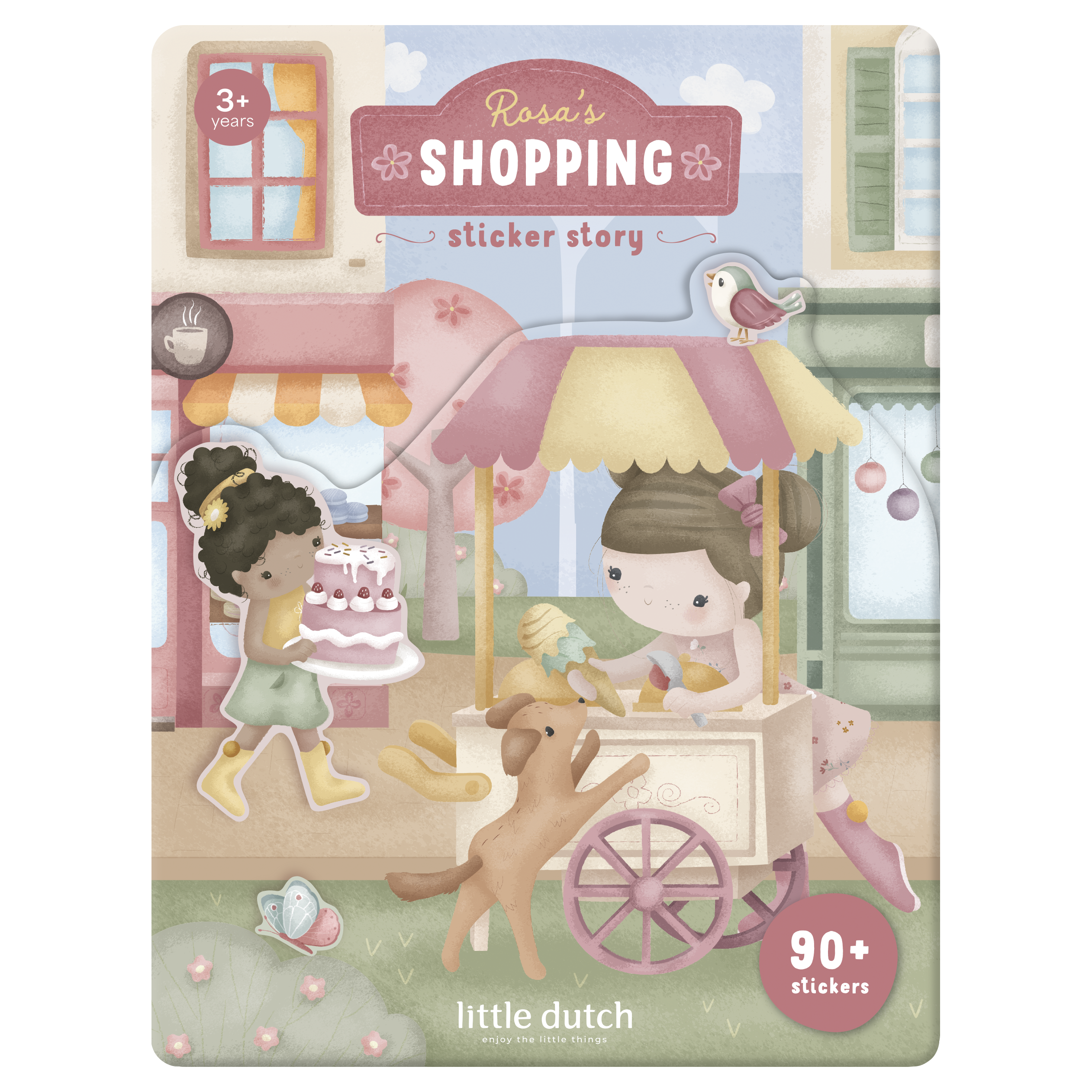Little Dutch Książeczka z naklejkami Rosa na zakupach