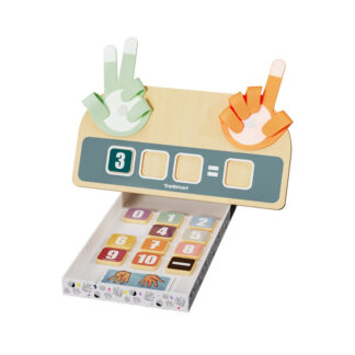 Top Bright Drewniana zabawka edukacyjna Nauka liczenia na palcach