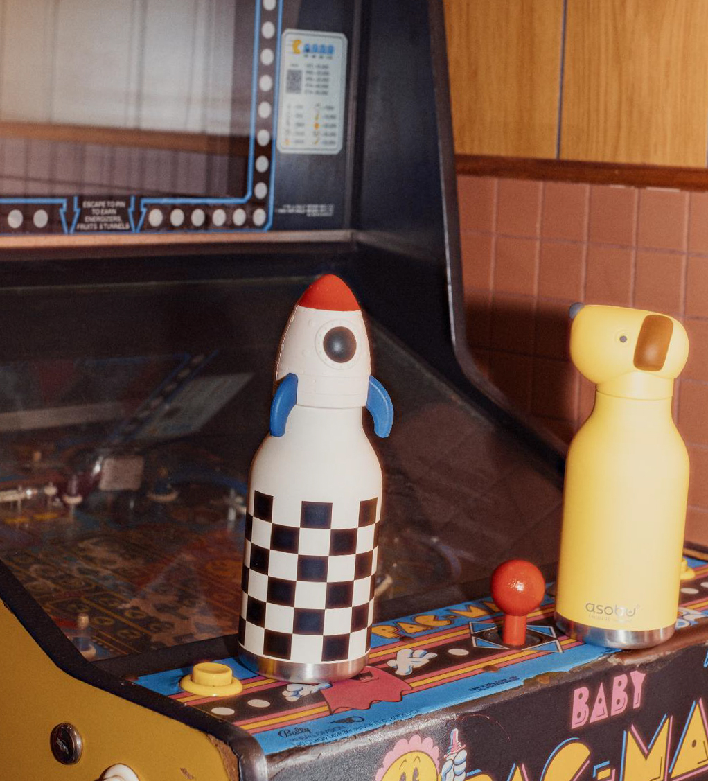 Asobu Butelka termiczna ze słomką Bestie Rakieta 460 ml - obrazek 7