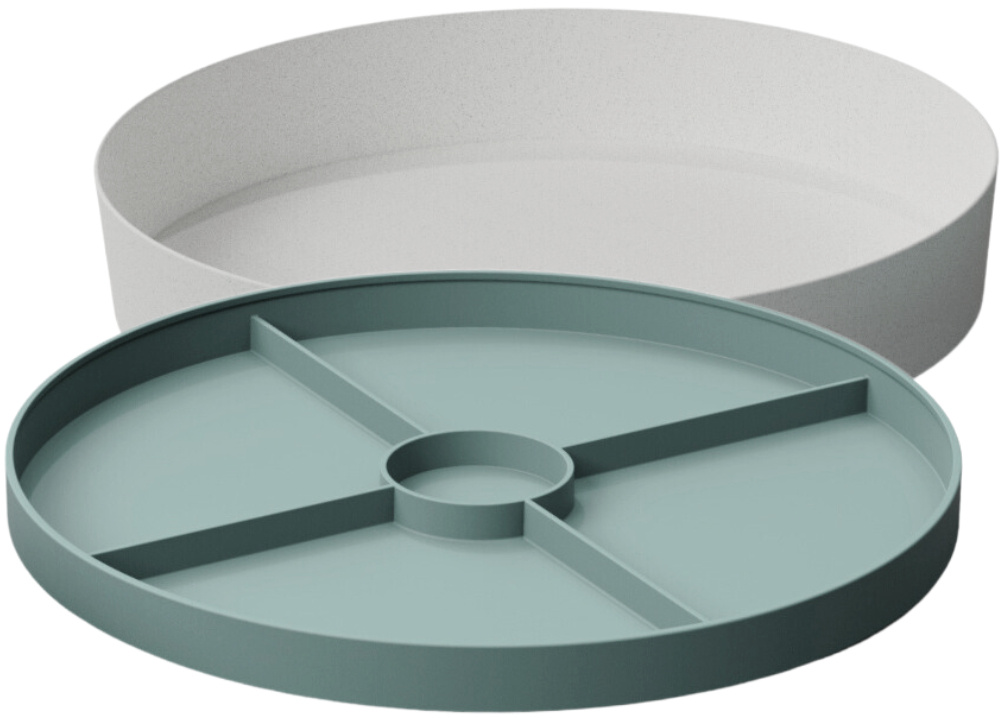 Jellystone Tacka sensoryczna Play Tray Sage 2w1 Zielona