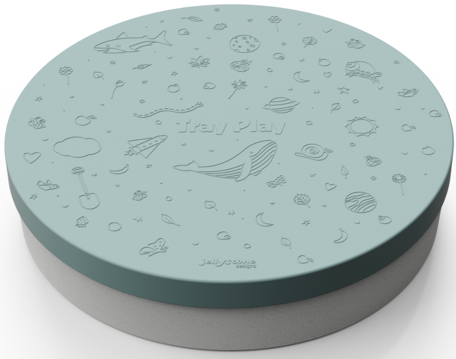 Jellystone Tacka sensoryczna Play Tray Sage 2w1 Zielona - obrazek 2
