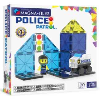 MAGNA-TILES® Klocki Magnetyczne Police Patrol 20 elementów