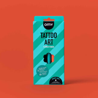 OMY Zestaw 3 markerów do tworzenia tatuaży FLOWER POWER