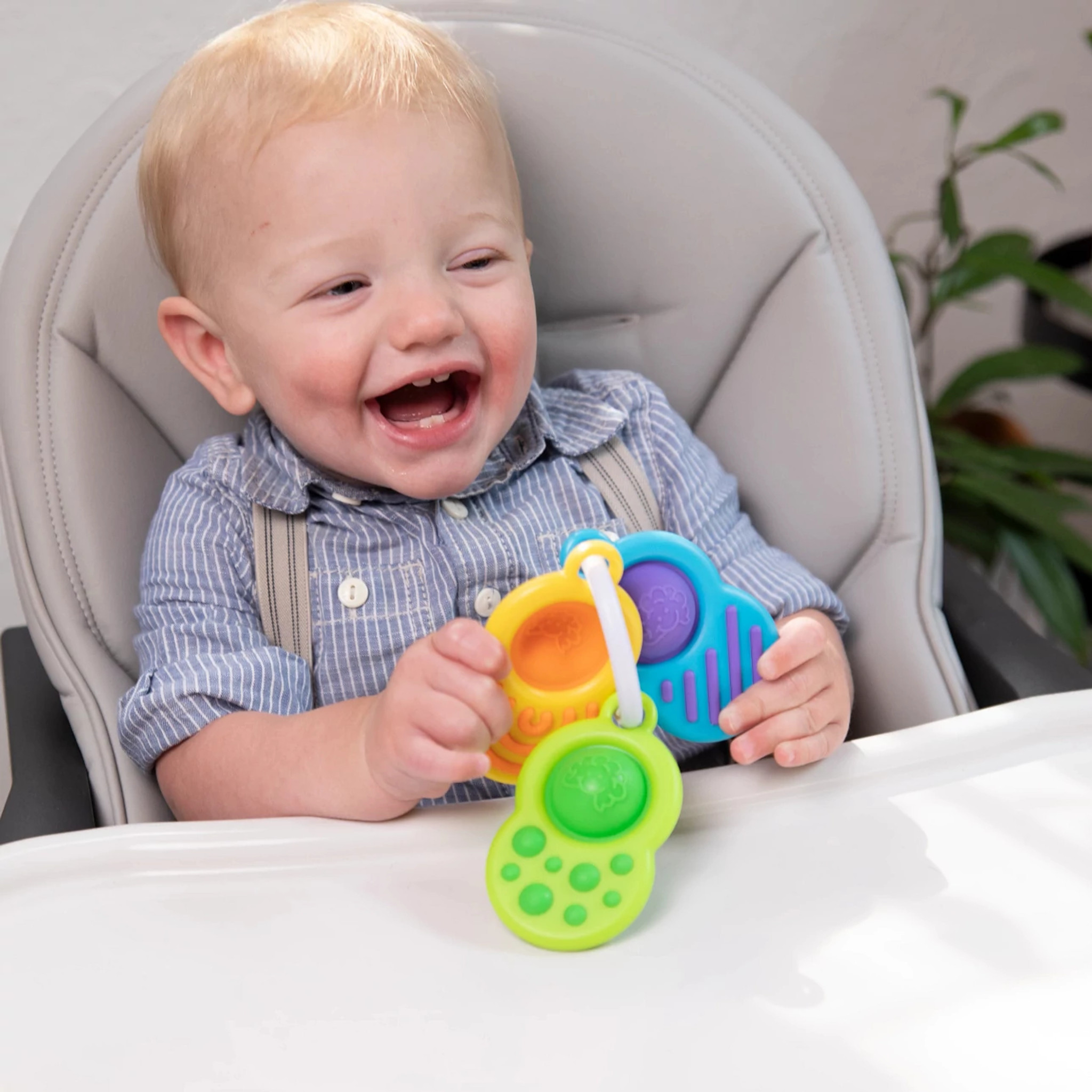 Fat Brain Toys Sensoryczne Bąbelki Dimpl na zawieszce - obrazek 4